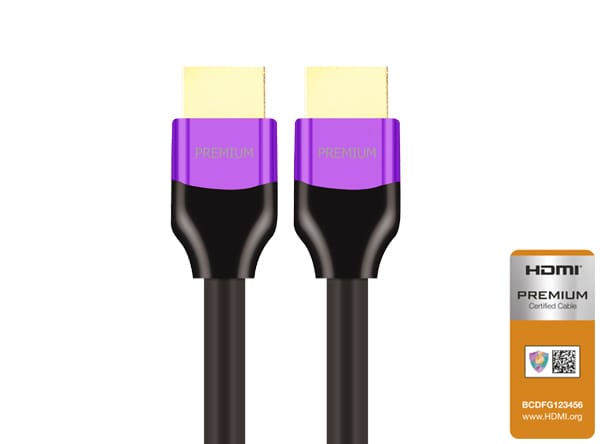 Premium 25FT HDMI High Speed Cable with Ethernet, Violet (PC-9)